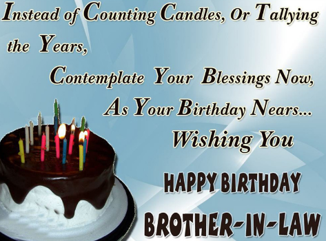 Birthday Quotes For Brother In Law