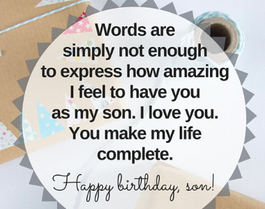 Best Birthday Quotes For Son