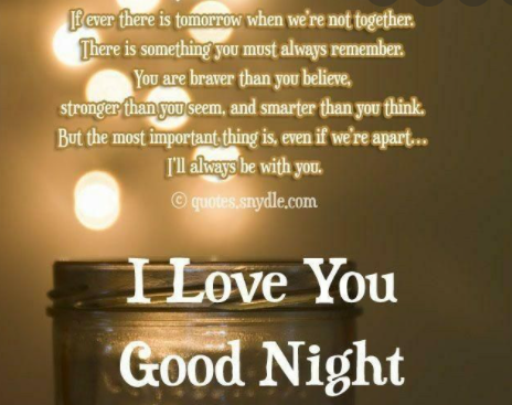 Good Night Love You Quotes
