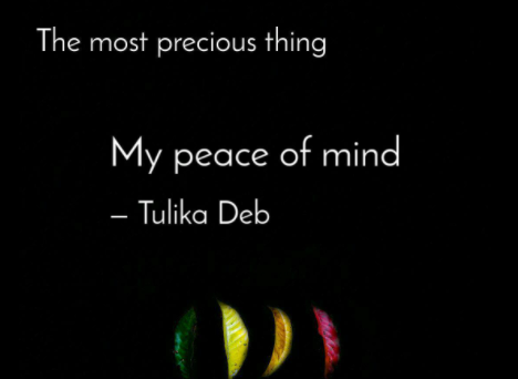 My Peace Of Mind Quotes