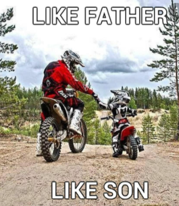 father and son motocross quotes