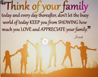 Thinking of you Quotes for family