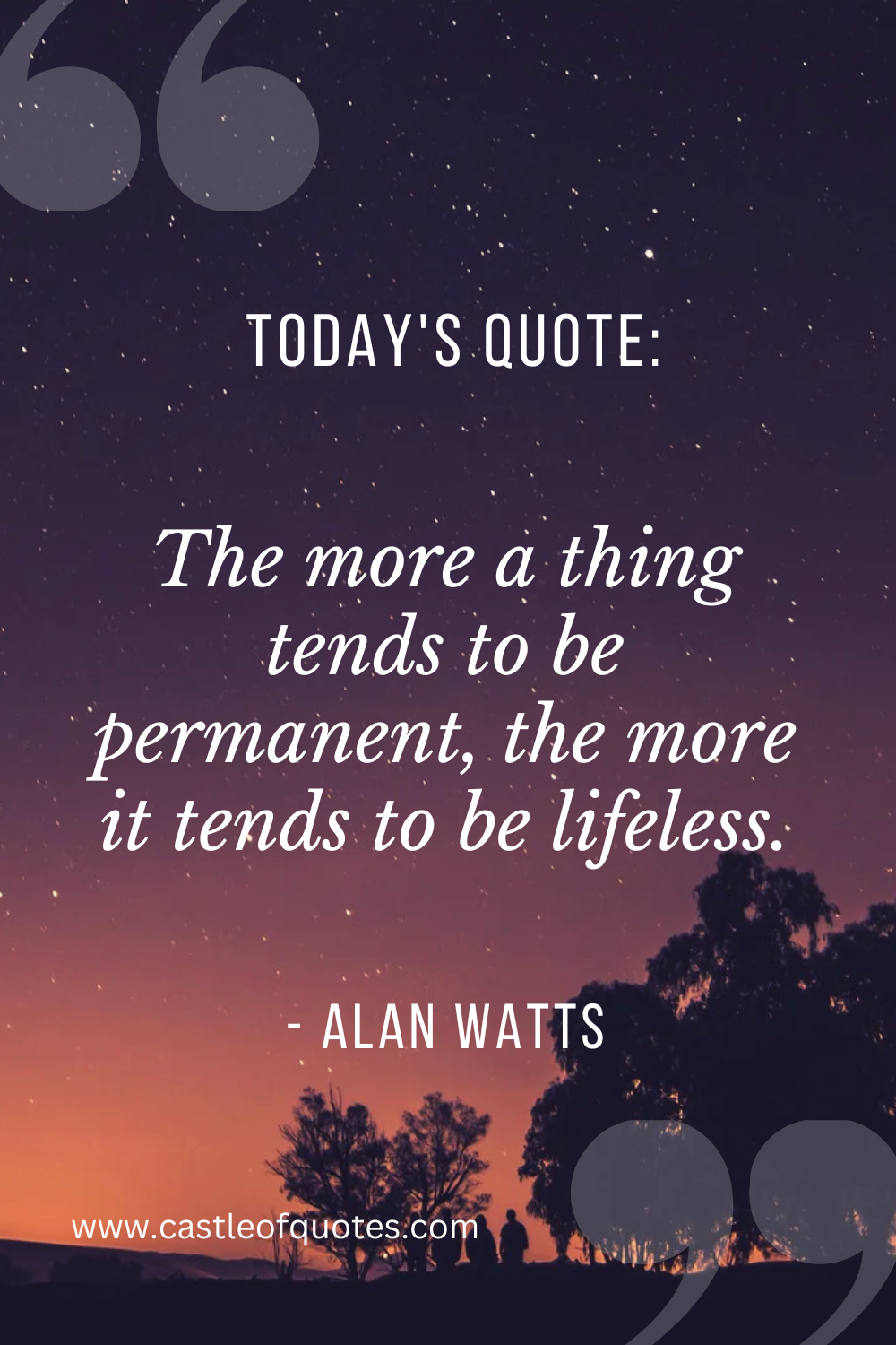 Alan Watts Quotes on Life